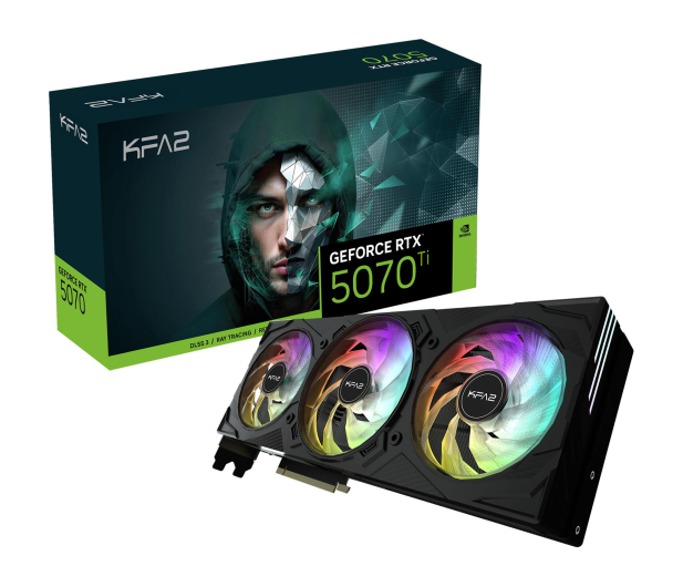 KFA2 GeForce RTX 5070 Ti EX Gamer 1-Click OC 16GB GDDR7 DLSS5 - 1327400 - zdjęcie